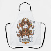 Tablier de cuisine de Thanksgiving (Recto)