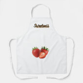 Tablier de cuisine douceur fraise (Recto)