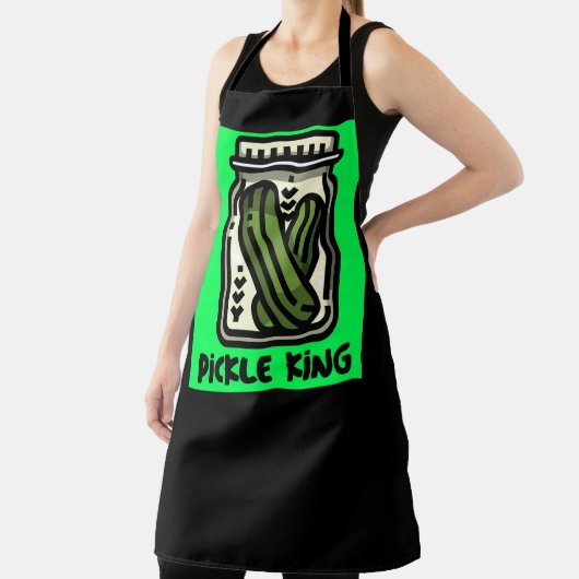 TABLIER DE CUISINE DRÔLE PÈRE ROI CONCOMBRE (Insitu)