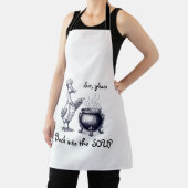 Tablier de cuisine drôle pour chef avec impression (Insitu)