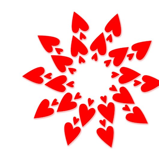 Tablier de cuisine étoile cœurs Saint-Valentin heu