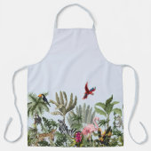 Tablier de cuisine faune et flore de la jungle tro (Recto)