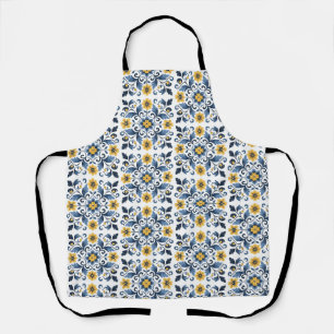 Tablier de cuisine floral rétro pour femmes