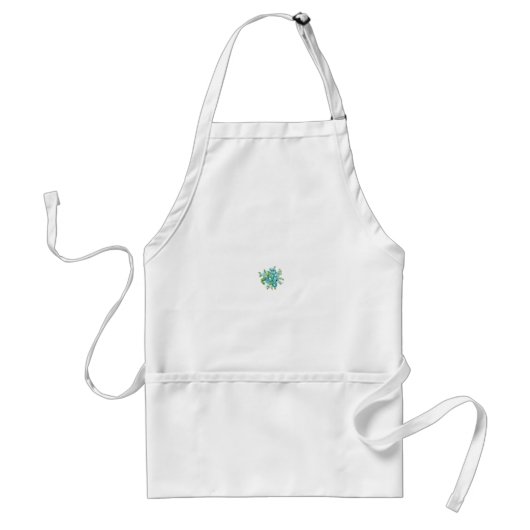 Tablier de cuisine floral | Style de cuisson éléga (Devant)