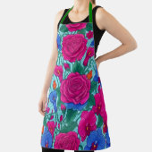 Tablier de cuisine floral vibrant (Insitu)