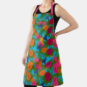 Tablier de cuisine floral vibrant (Insitu)