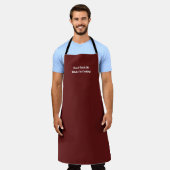 Tablier de cuisine Hands Off (Porté)