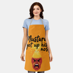 Tablier de cuisine humoristique pour condiments