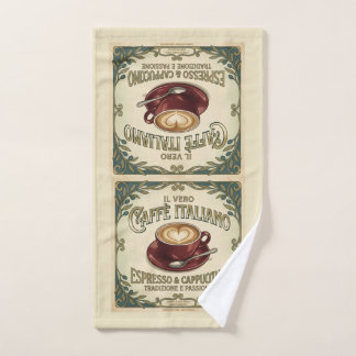 Tablier de cuisine italien/café