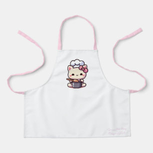 tablier de cuisine kawaii cat