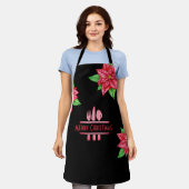 Tablier de cuisine Merry Christmas (Porté)