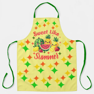 Tablier de cuisine mignon et kawaii aux fruits dou