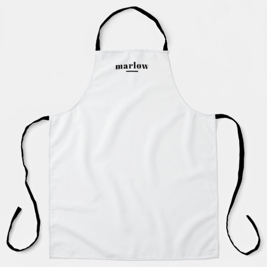 Tablier de Cuisine Monogramme personnalisé pour ho (Recto)