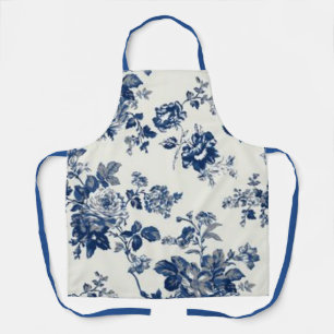 Tablier de cuisine personnalisé avec nom Fleur de