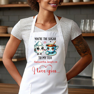 Tablier de cuisine personnalisé drôle pour la Sain