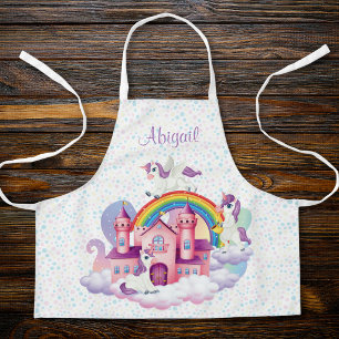 Tablier de cuisine personnalisé Licorne Enfants Mi