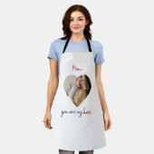 Tablier de cuisine personnalisé pour mère (Porté)