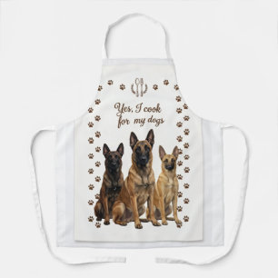 Tablier de cuisine personnalisé pour trio de Malin