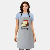 Tablier de cuisine pour amateur de fromage (Porté)