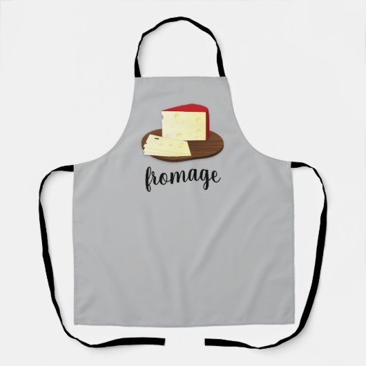 Tablier de cuisine pour amateur de fromage (Recto)