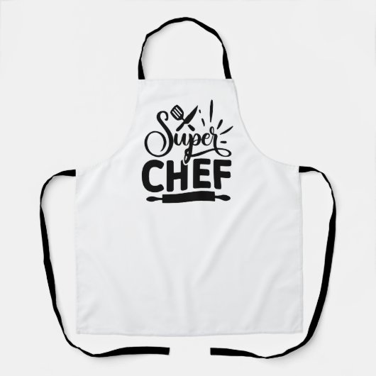 Tablier de cuisine Super Chef avec outils (Recto)