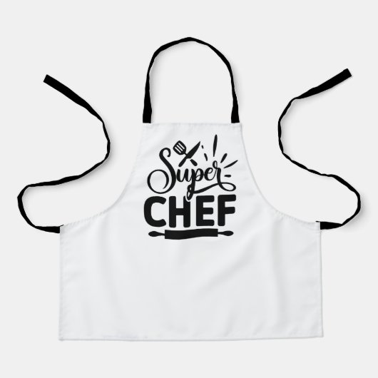 Tablier de cuisine Super Chef avec outils (Recto)