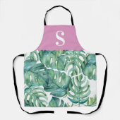 Tablier de cuisine tropicale monographie pour elle (Recto)