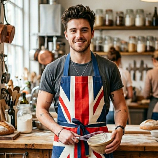 Tablier de cuisine Union Jack - Cadeau du drapeau 