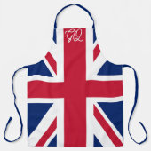 Tablier de cuisine Union Jack - Cadeau du drapeau  (Recto)