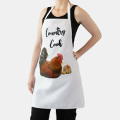 Tablier de cuisson avec coq et poulet (Insitu)