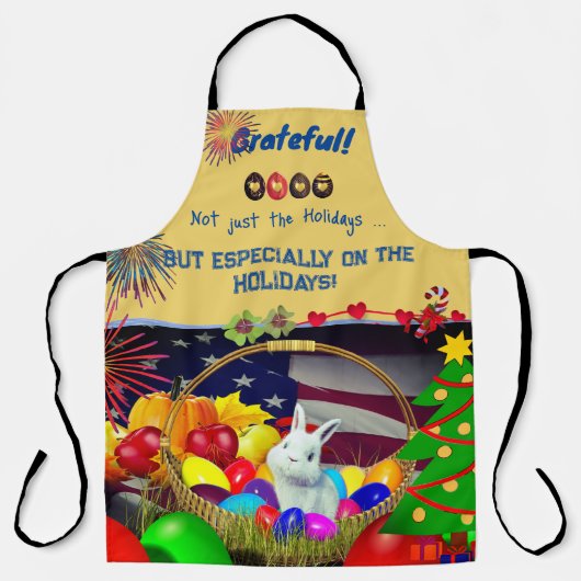 Tablier de cuisson des Fêtes (Recto)
