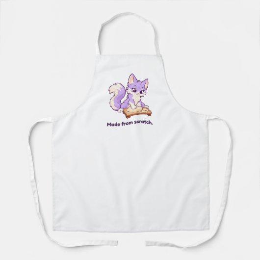 Tablier de cuisson Lila fait maison (Recto)