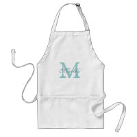 Tablier de cuisson monogramme personnalisé pour fe