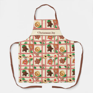 Tablier de cuisson pour la joie de Noël