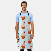 Tablier de cupcake coloré (Porté)