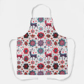 Tablier de design hivernal de Noël (Recto)