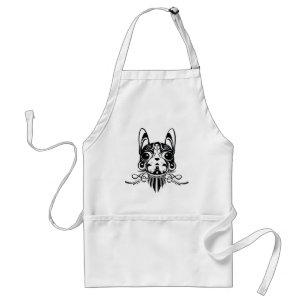 tablier de dessin de chiot chien de chien