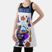 Tablier de doodle Halloween - Cadeau de cuisine ef (Insitu)