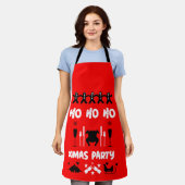 Tablier de fête de bureau de Noël laid (Porté)