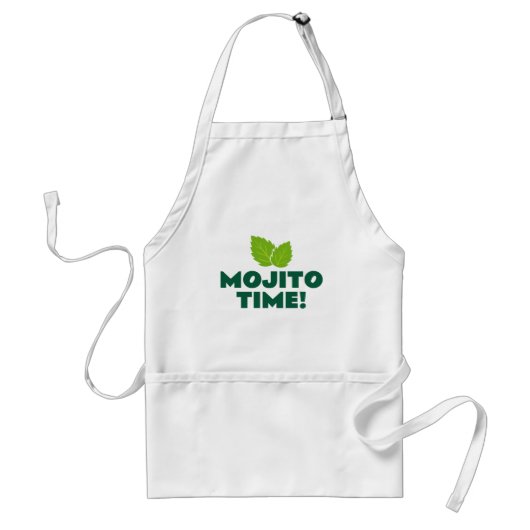 Tablier de fête de cocktail amusant Mojito Time po (Devant)