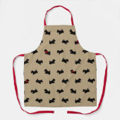 Tablier de fête pour Scottish Terrier (Recto)