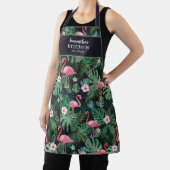 Tablier de Flamant rose rose tropicale personnalis (Insitu)
