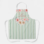 Tablier de fleurs de printemps personnalisé (Recto)