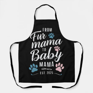 Tablier De Fur Mama à Baby Mama Est 2025 Chien Cat Maman