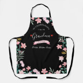 Tablier De Grand-Mère Personnalisé Avec Les Noms D (Recto)