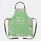 Tablier De Grand-Mère Personnalisé Avec Les Noms D (Recto)