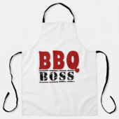Tablier de grill BBQ Boss Typography (Recto)