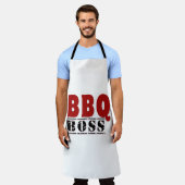 Tablier de grill BBQ Boss Typography (Porté)