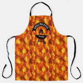 Tablier de Grillmaster BBQ enflammé (Recto)