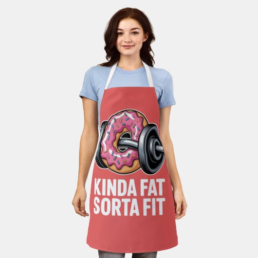 Tablier de gym Kinda Fat Sorta Fit (Porté)
